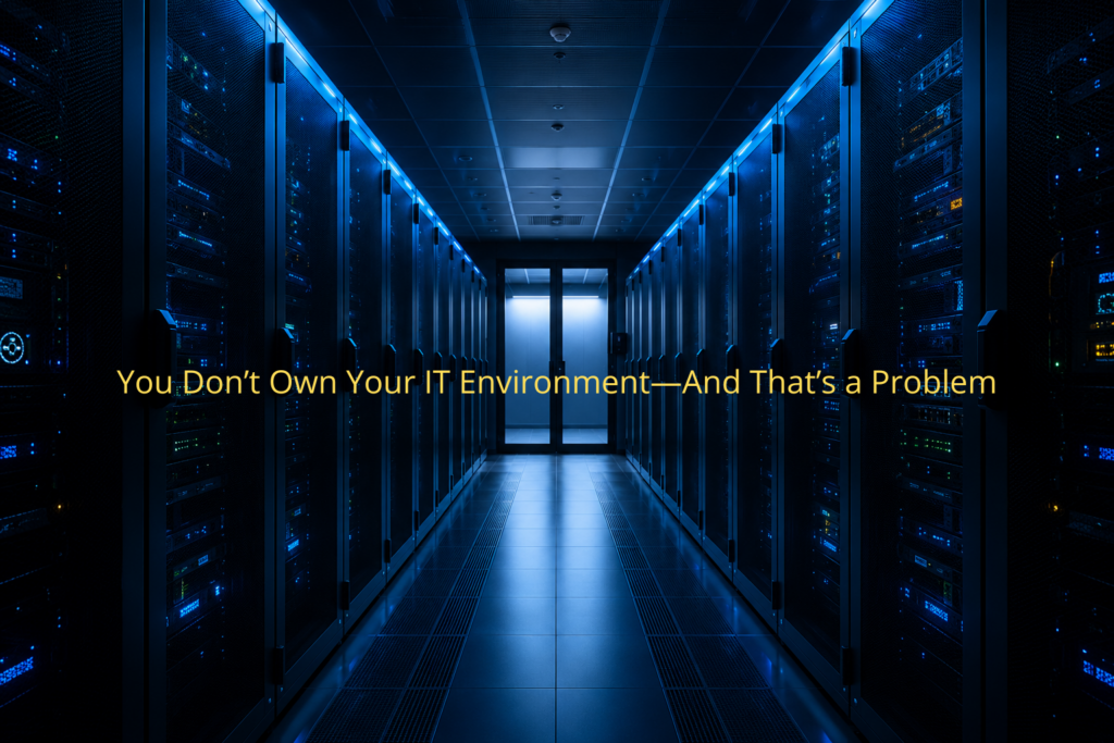 IT ownership risk and vendor-controlled business technology environment